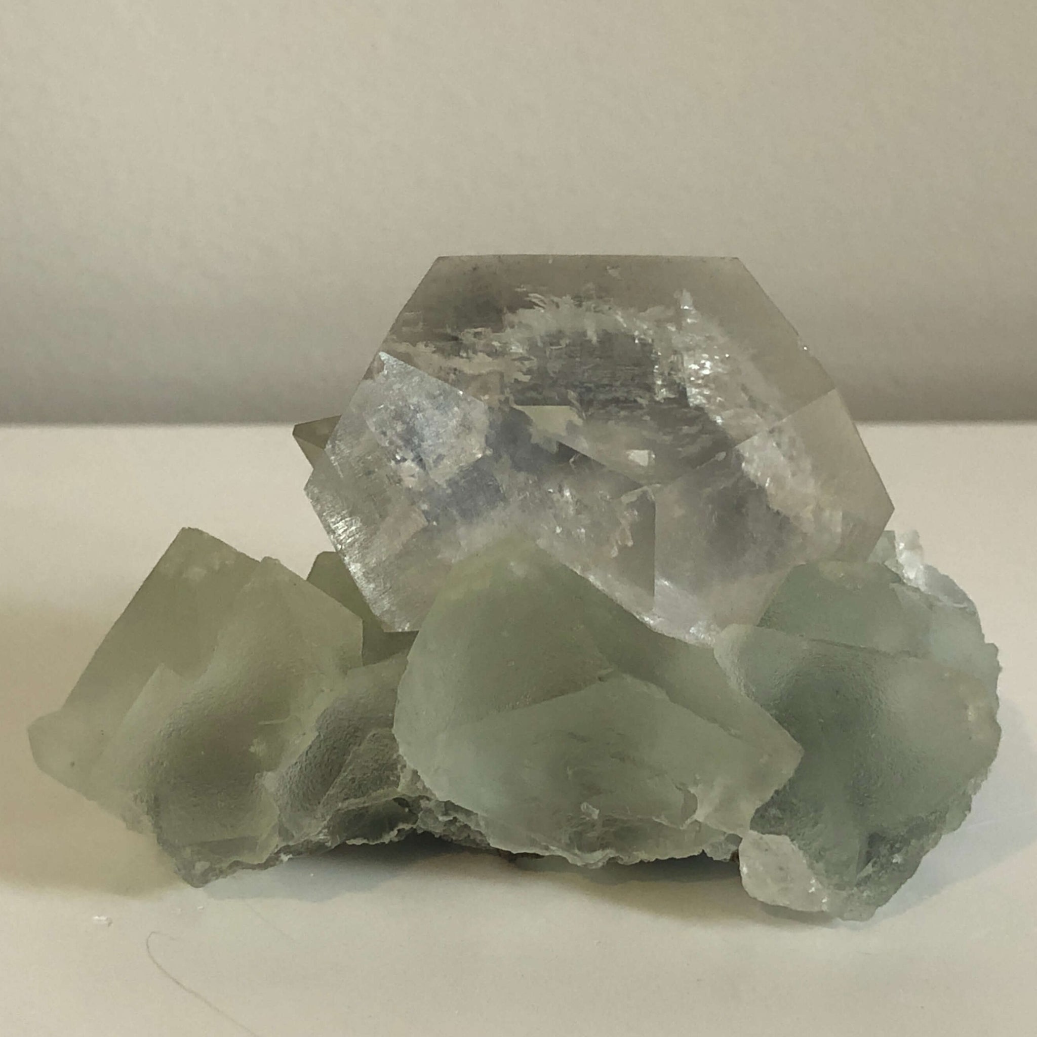 Calcite and Fluorite with Silver Mineral Inclusion - Collector's Item